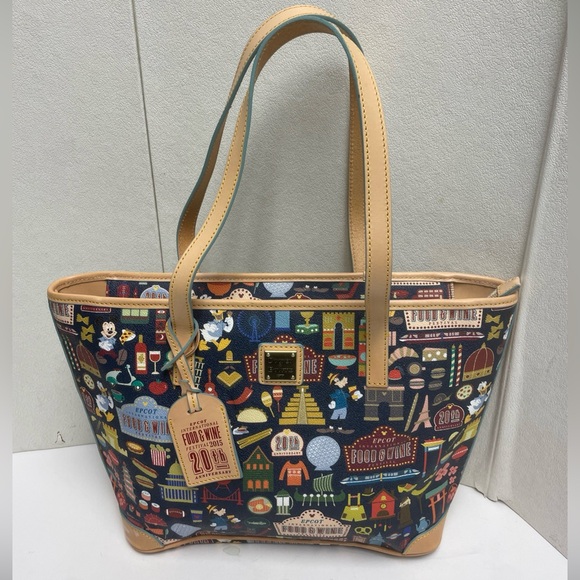 Dooney & Bourke Handbags - Disney Dooney & Bourke Epcot Food And Wine Festival 2015 20th Satchel Purse Bag